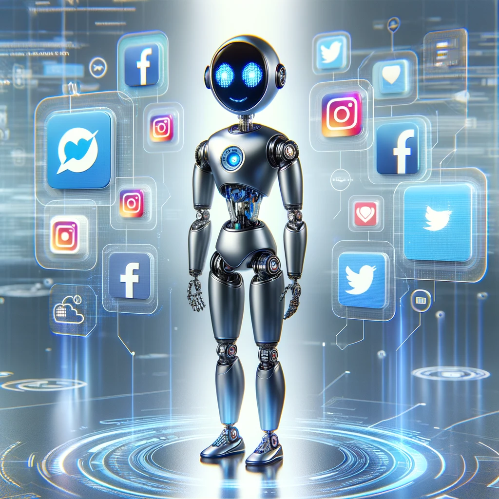 social media post with ai